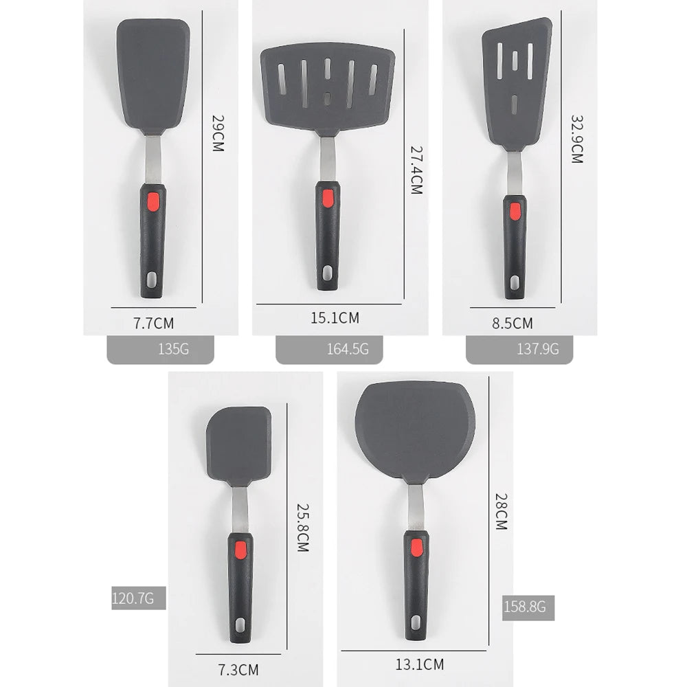 Silicone Spatula for Non-Stick Pots – Heat Resistant Kitchen Utensil