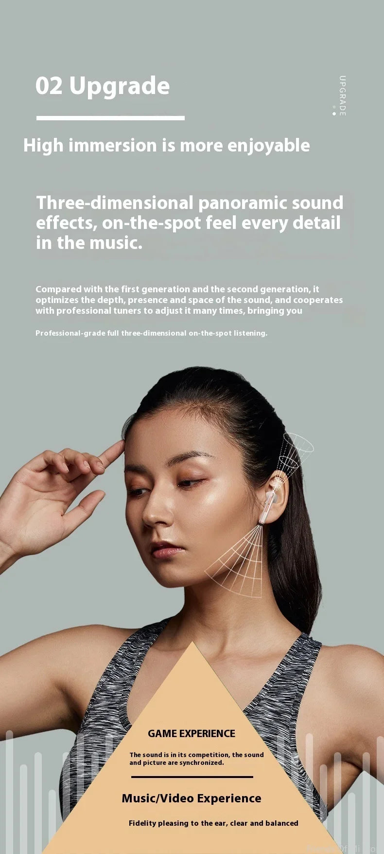 Xiaomi J18 Hi-Fi Bluetooth Earphones ANC In-Ear Sports Earbuds