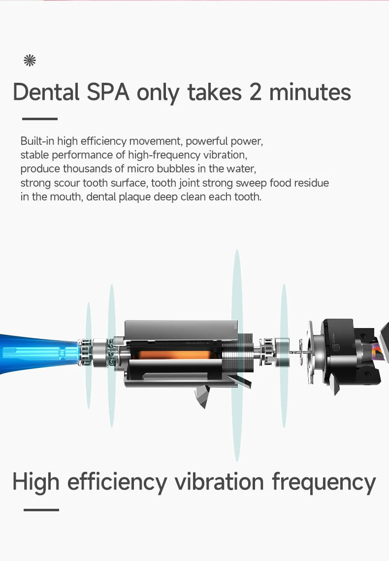 Electric Adult Toothbrush Soft Bristle IPX6 Waterproof