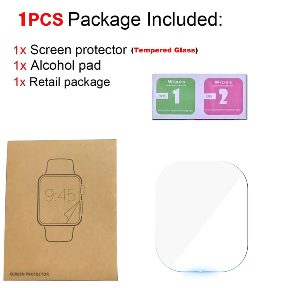 Tempered Glass Screen Protector for Xiaomi Redmi Watch 5 Active/Lite & Watch 4 – HD Clear Anti-Scratch Protective Film