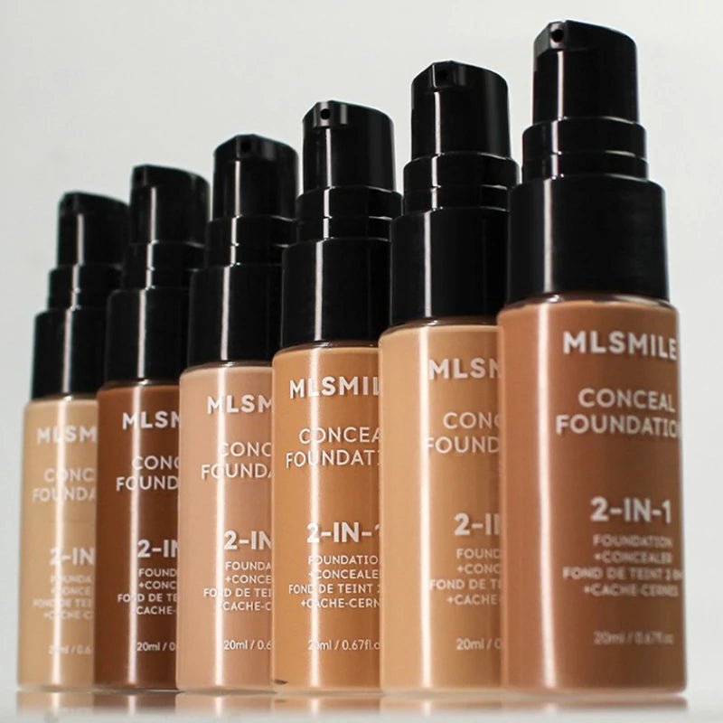Face Foundation Cream – Oil-Control Matte BB Cream, Waterproof Full Coverage Liquid Concealer Base