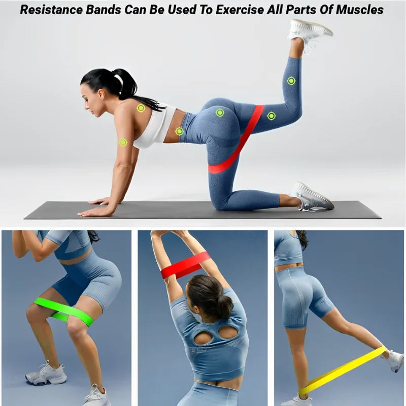 Yoga Rally Circle Resistance Bands Set – Elastic Loop Strength Training & Portable Workout Expander
