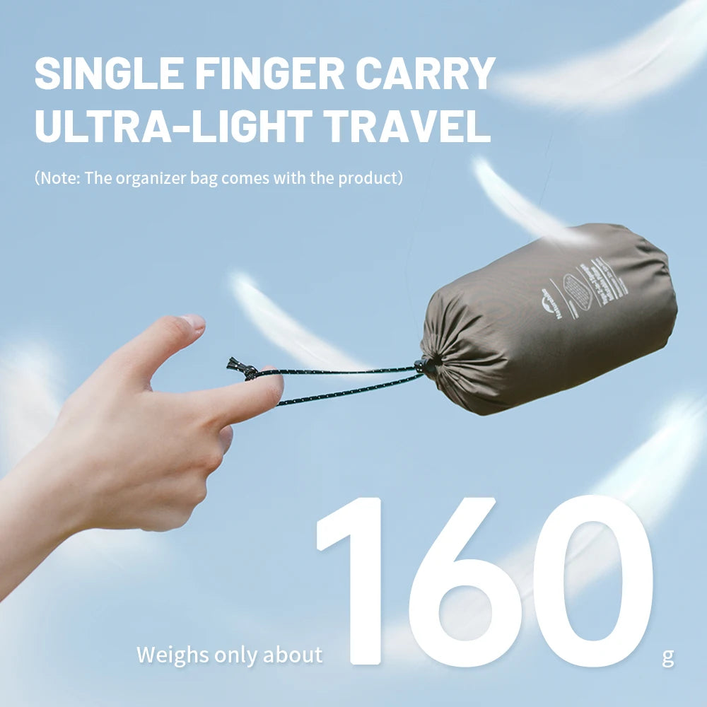 Naturehike Feather Bone 2-in-1 Foam Inflatable Pillow Waterproof Oilproof Stainproof Adjustable Soft Breathable Camp Travel Nap