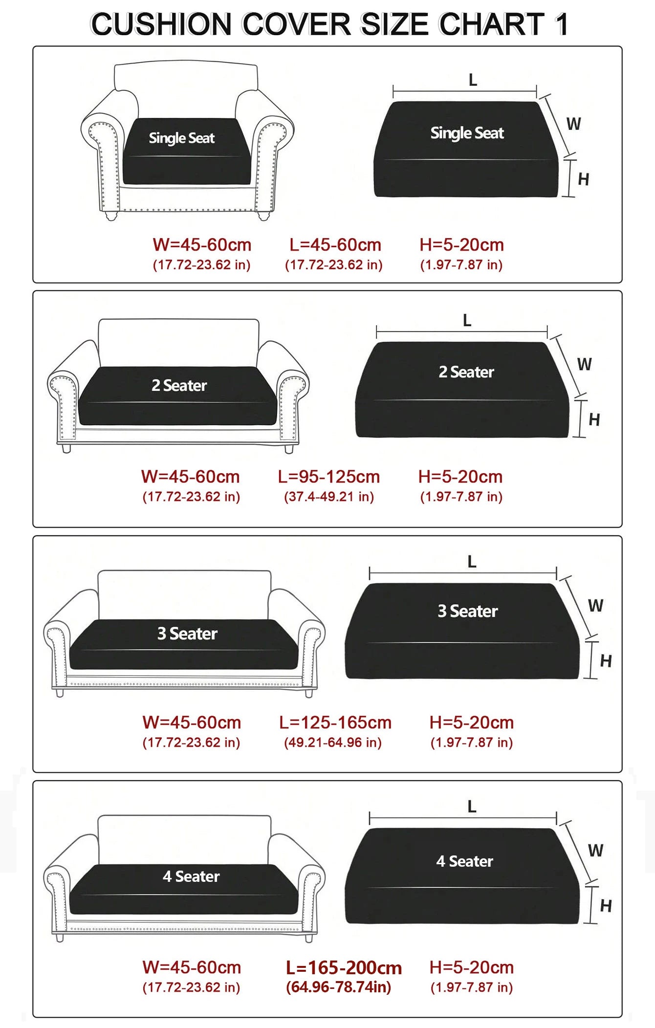 Jacquard Twill Elastic Sofa Slipcover – Stretch Furniture Protector for Home & Office Decor