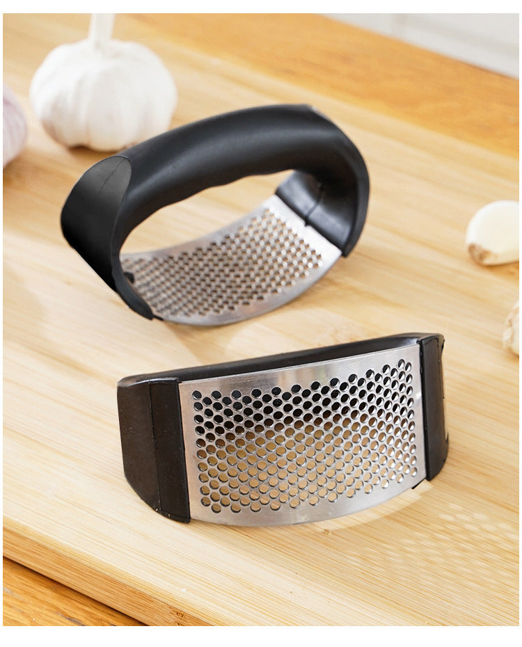 Stainless Steel Garlic Press Crusher Manual Mincer Tool