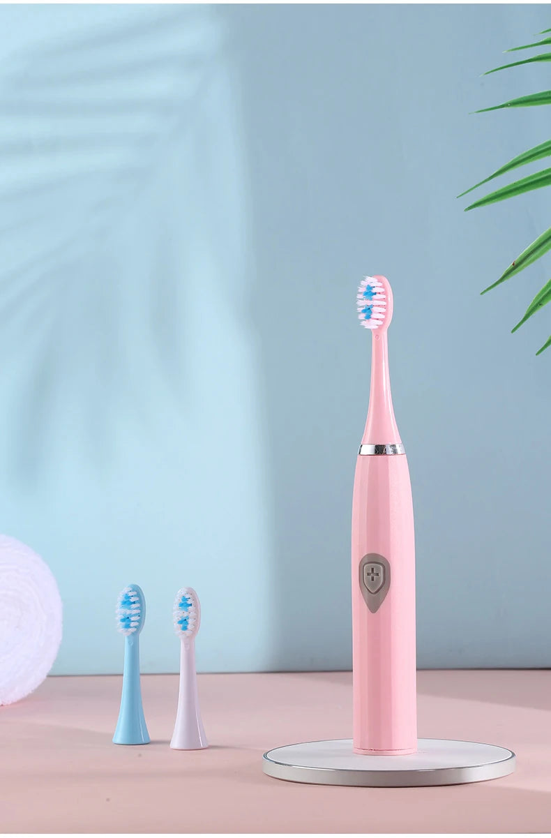 Electric Adult Toothbrush Soft Bristle IPX6 Waterproof