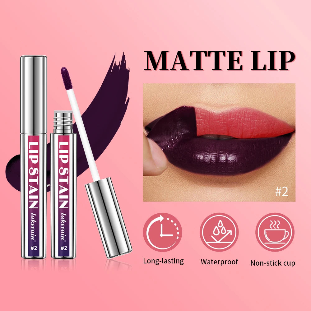 Long Lasting Korean Matte Lip Ink – Waterproof Peel Off Lip Tint, Liquid Lipstick