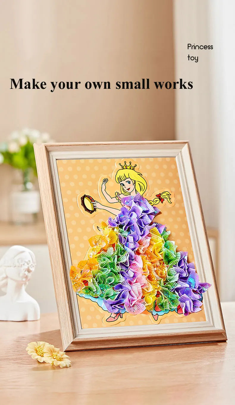 DIY Painting & Sticker Craft Kit – Magical Art Toys for Kids & Girls