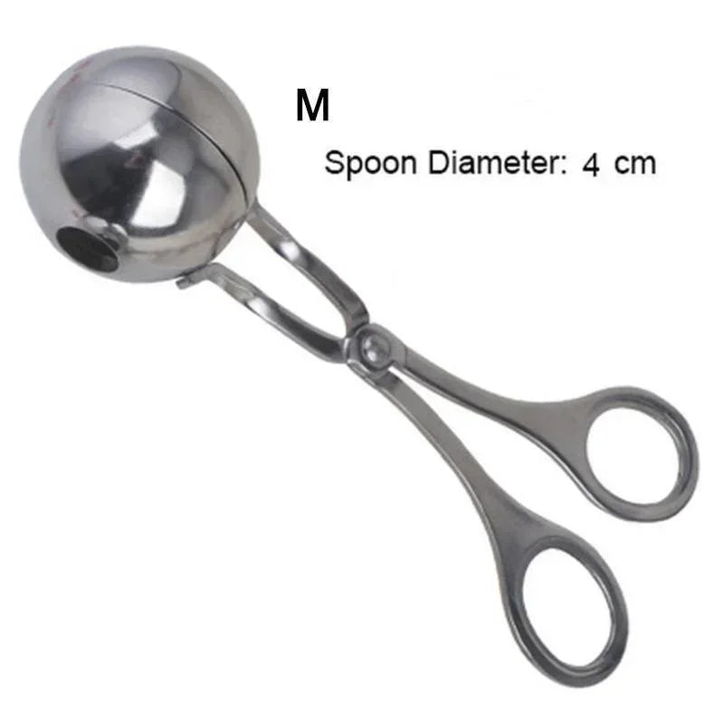 Stainless Steel Meatball & Rice Ball Maker – Non-Stick Shaper