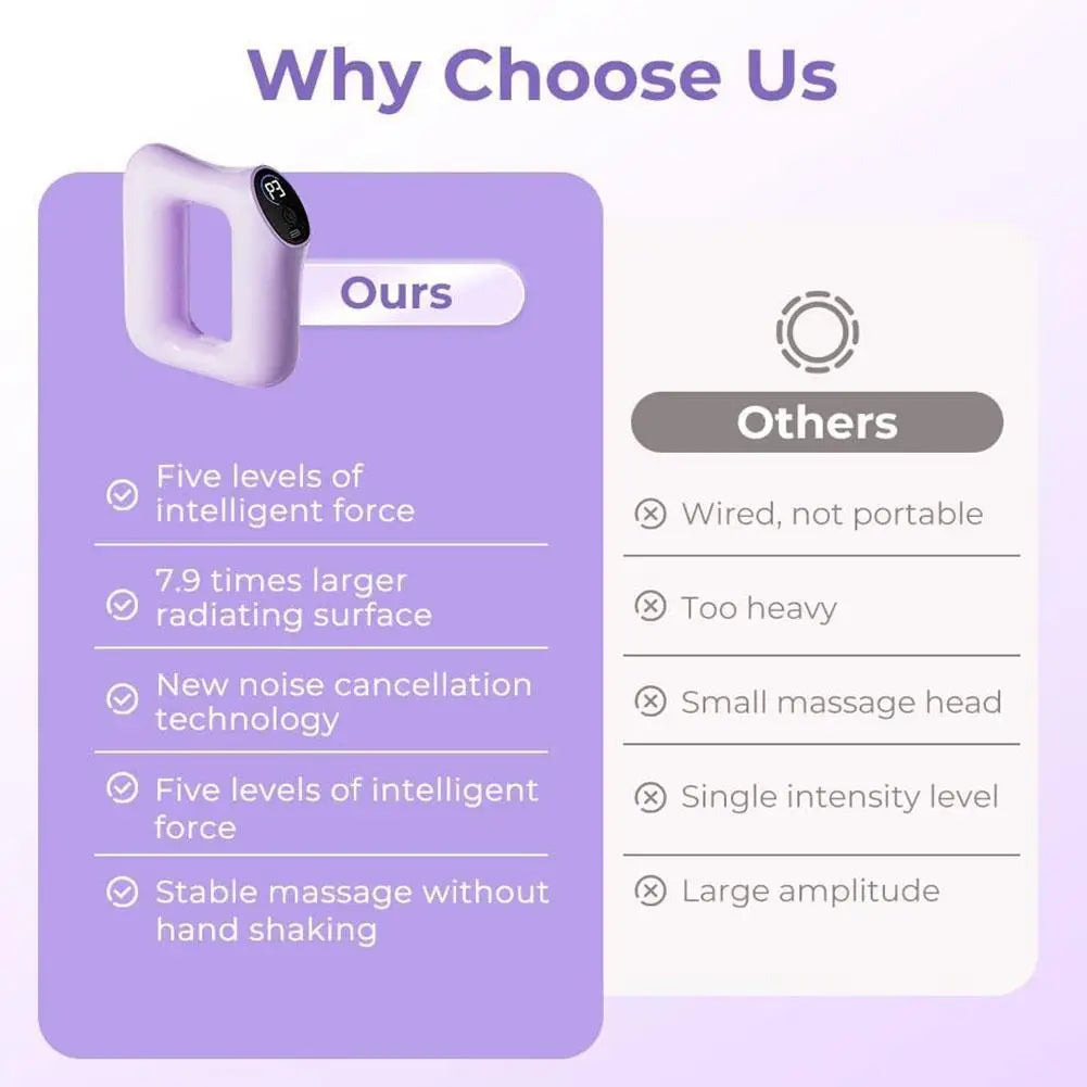 Electric Fascia Ring Vibration Massager for Weight Loss & Body Shaping
