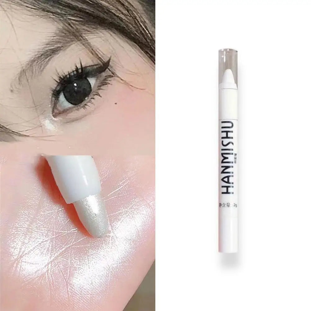 Shimmer Highlight Stick – Glitter White Eyeshadow Pencil for Bright & Dazzling Eyes