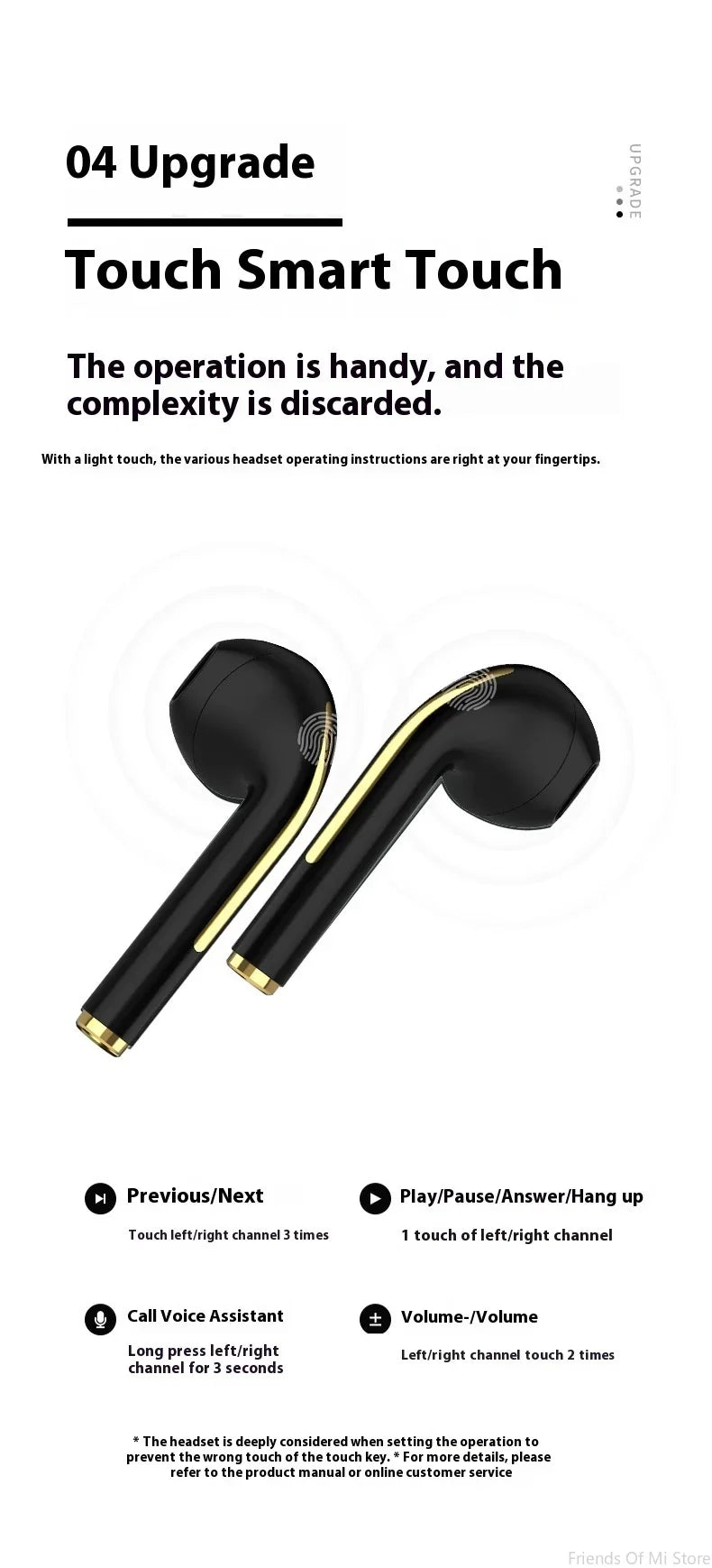 Xiaomi J18 Hi-Fi Bluetooth Earphones ANC In-Ear Sports Earbuds
