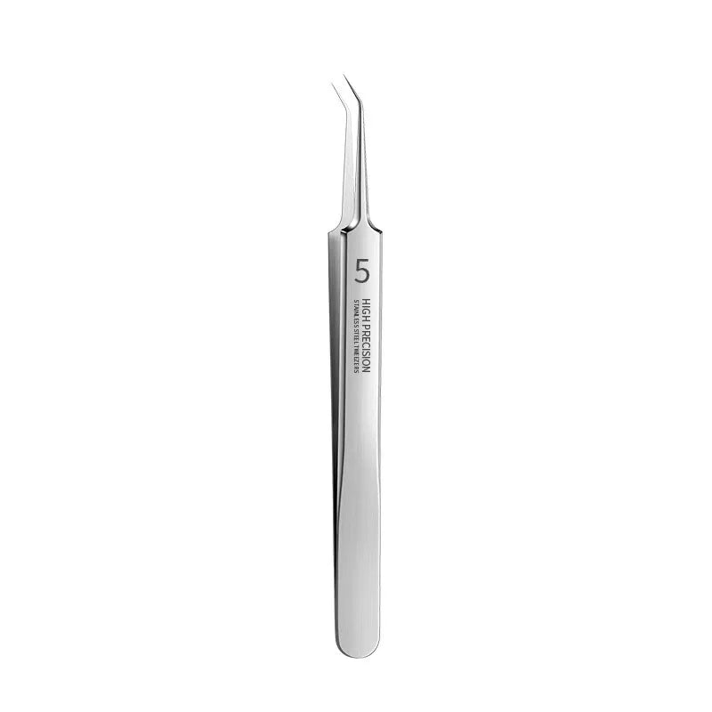 German Ultra-Fine No. 5 Blackhead Remover Tweezers – Precision Pimple Extractor, Acne Needle Tool for Face Care & Salon Use