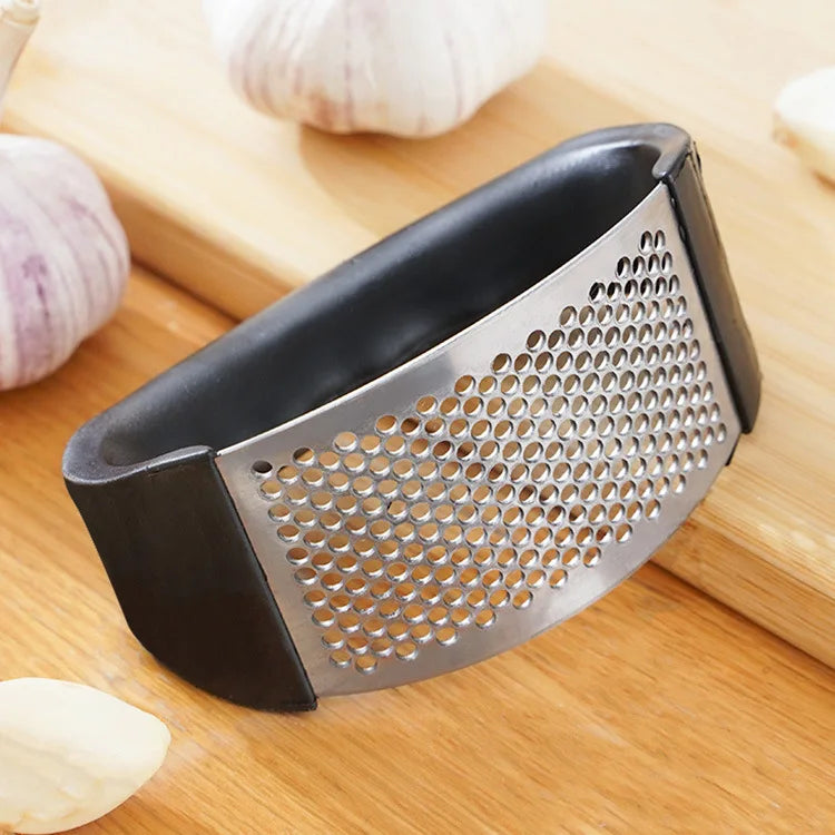 Stainless Steel Garlic Press Crusher Manual Mincer Tool