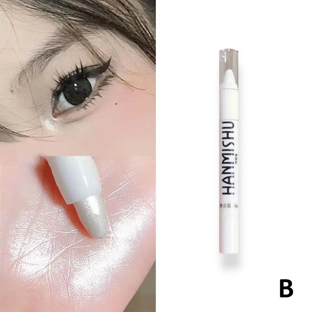 Shimmer Highlight Stick – Glitter White Eyeshadow Pencil for Bright & Dazzling Eyes