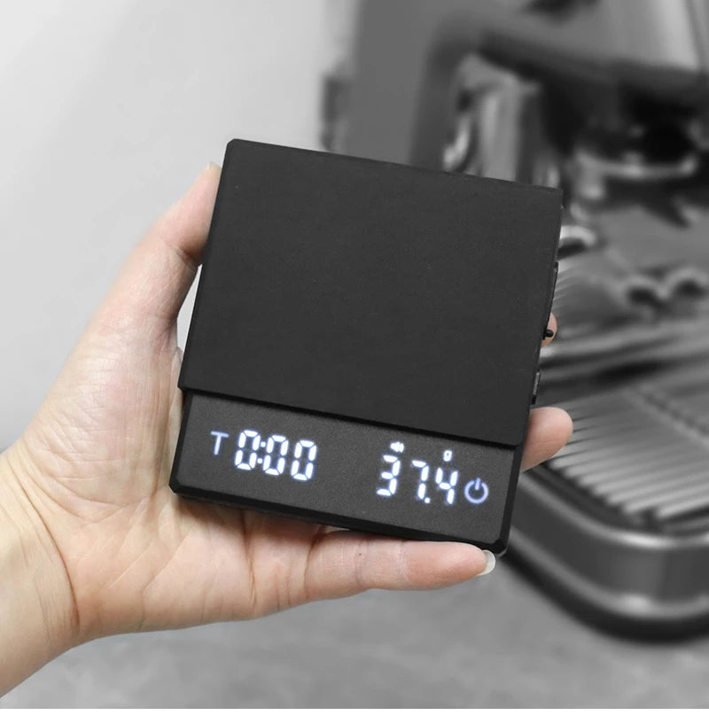 AliKisscafe Digital Coffee Scale – 0.1g High Precision Barista Tool