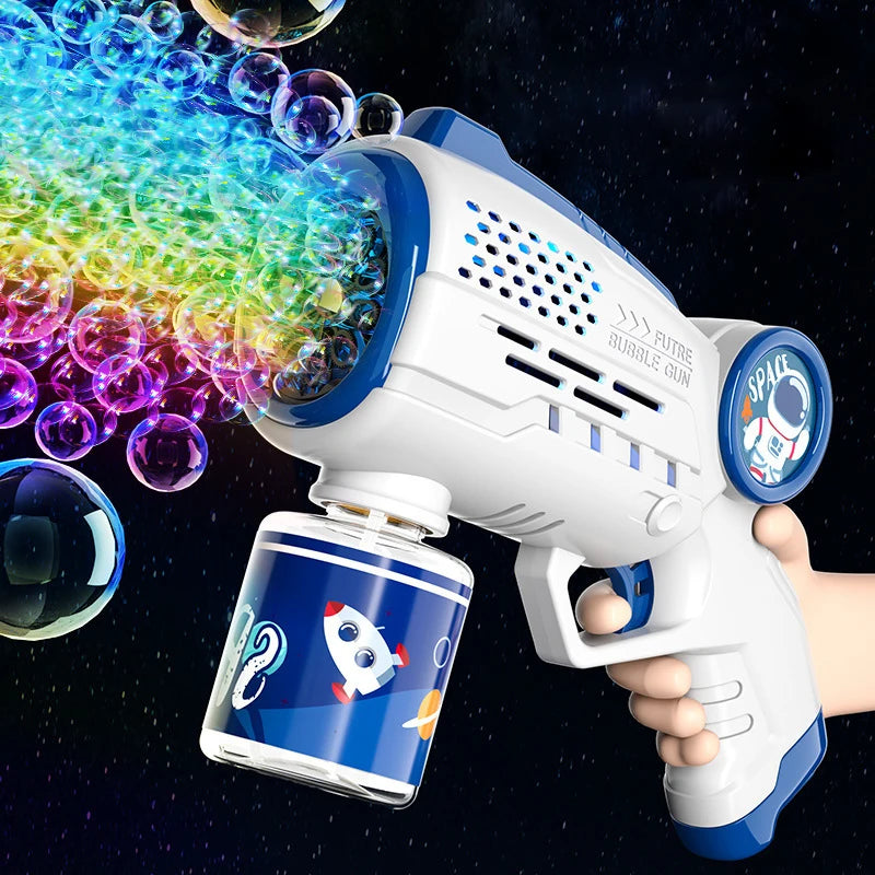 Astronaut Bubble Gun Toy – Fully Automatic Bubble Machine for Kids