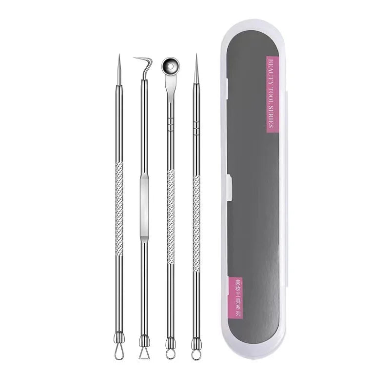 German Ultra-Fine No. 5 Blackhead Remover Tweezers – Precision Pimple Extractor, Acne Needle Tool for Face Care & Salon Use