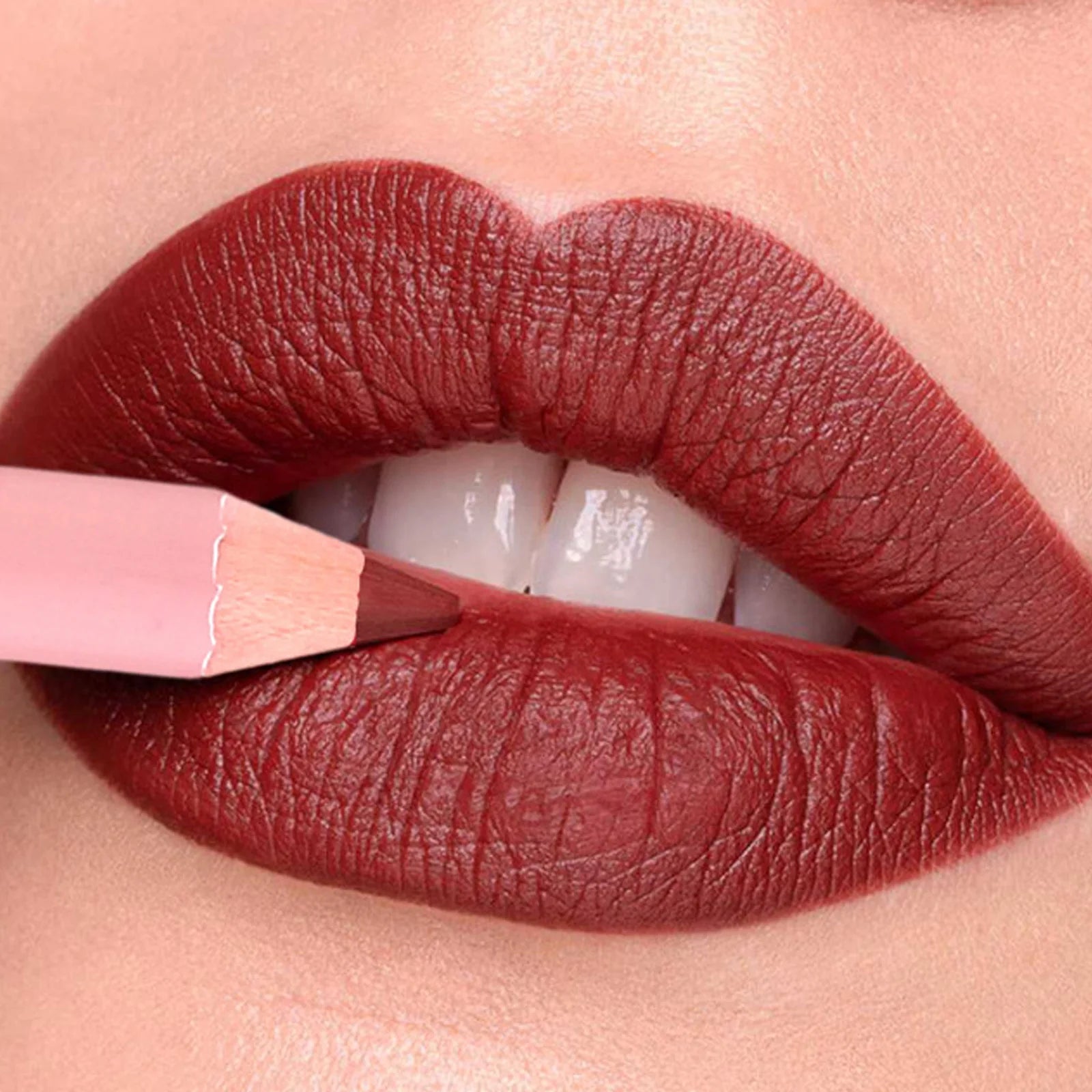 12-Color Matte Lipliner Pencil – Waterproof, Plumping & Long-Lasting Lip Contour Makeup