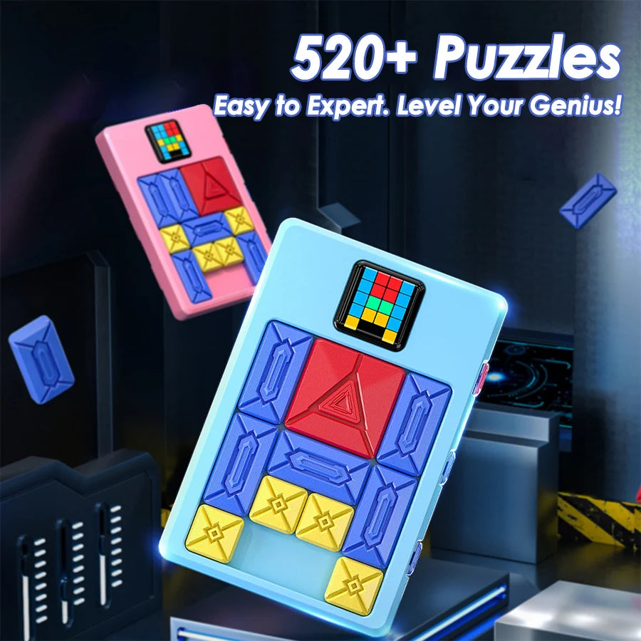 Huarong Road Magnetic Sliding Puzzle – Logical Thinking Brain Training Game for Kids