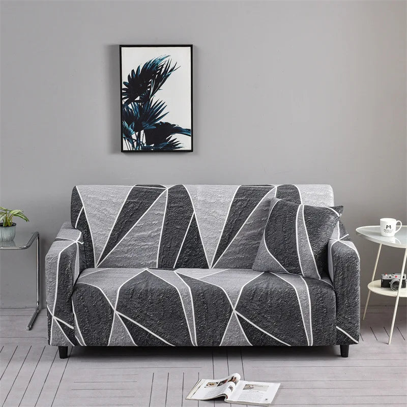 Floral Elastic Spandex Sofa Cover – Anti-Dirty Furniture Protector for Home & Office Décor