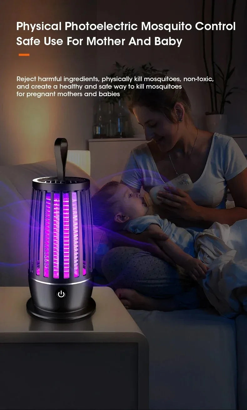 Portable Electronic Mosquito Killer Lamp – Electric Insect Zapper & Repellent Machine for Home & Outdoor Use