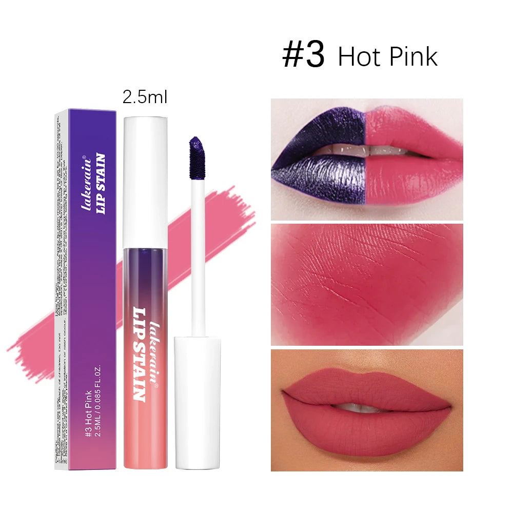 Long Lasting Korean Matte Lip Ink – Waterproof Peel Off Lip Tint, Liquid Lipstick