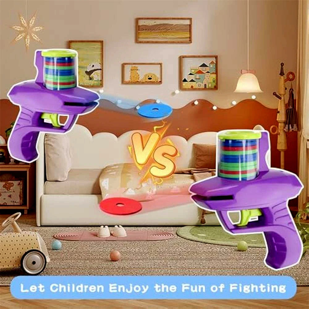 Kids Foam Disc Launcher – Outdoor Shooting Game Toy for Parent-Child Fun