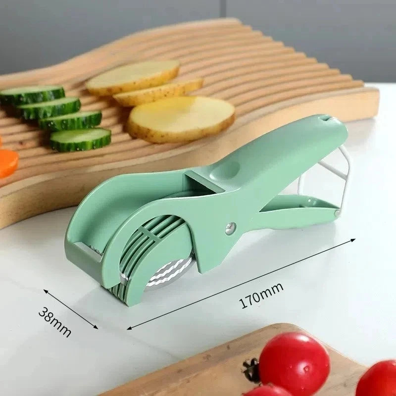 HooFun Multi-Functional Stainless Steel Vegetable & Fruit Slicer