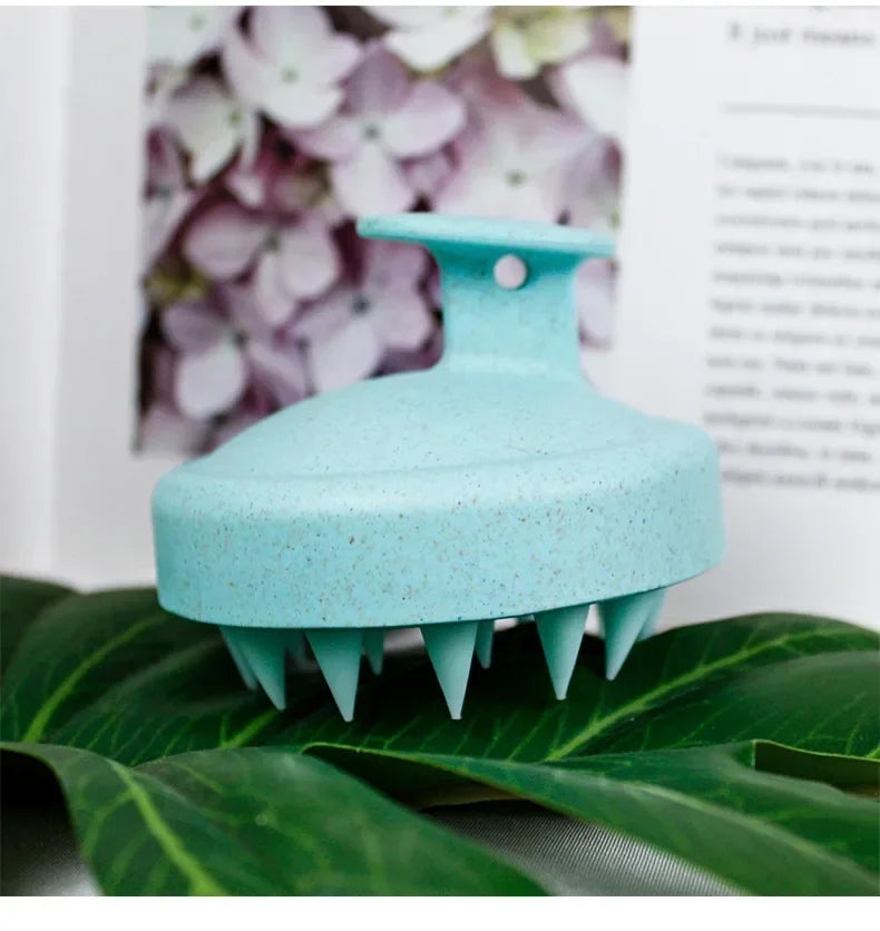 Soft Scalp Massage & Cleansing Brush – Wet & Dry Hair Care Brush for Deep Scalp Conditioning & Relaxation