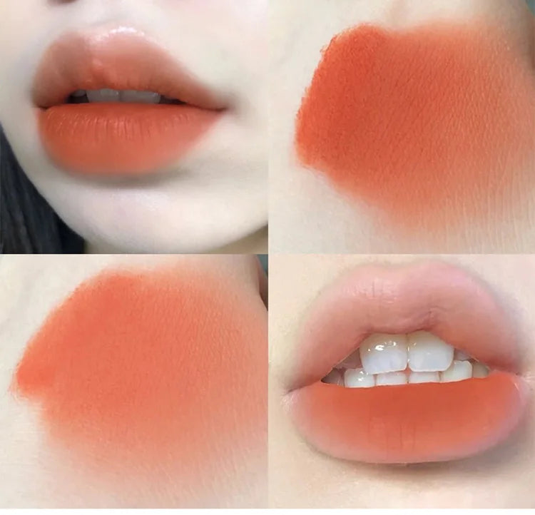 Gege Bear Rabbit Lip Glaze, Matte Velvet Lip Clay Long-lasting Color Non-drying Lipstick