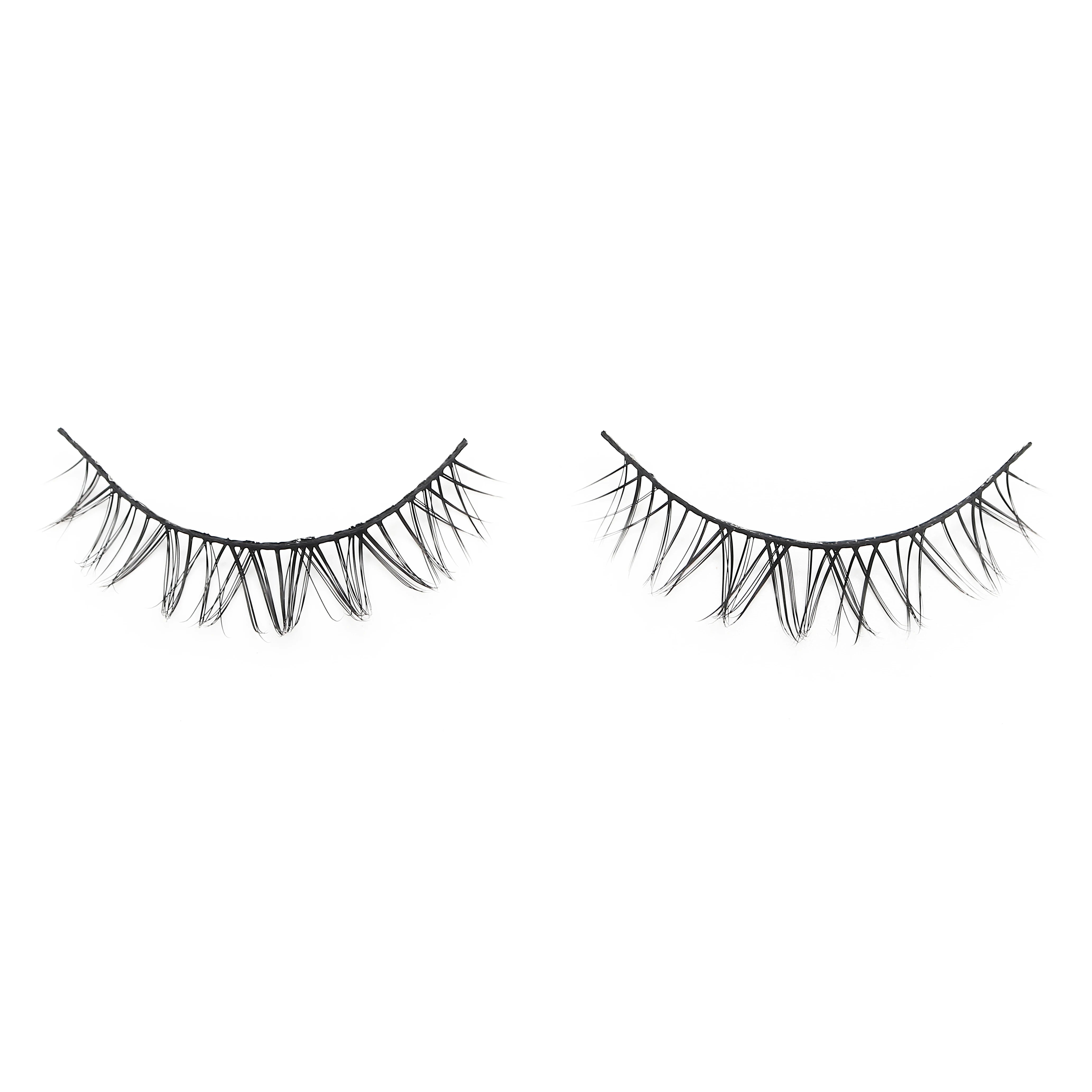 DINGSEN Anime Fake Eyelashes – 5 Pairs Natural Manga Lashes with Clear Band