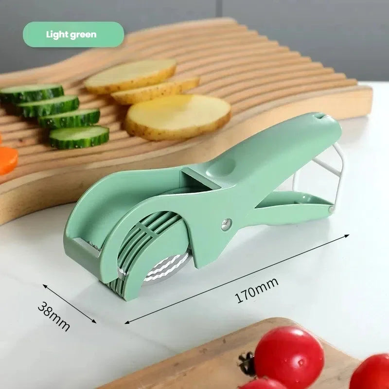 HooFun Multi-Functional Stainless Steel Vegetable & Fruit Slicer