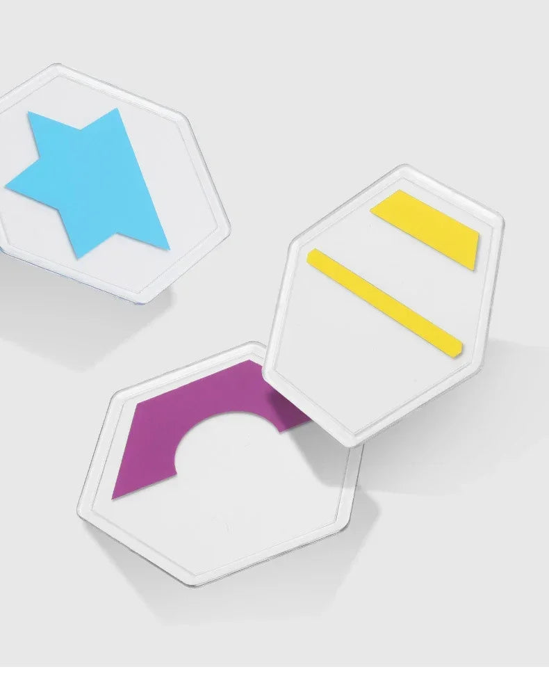 100 Challenge Color Code Puzzle Game – Interactive Tangram Jigsaw Board Educational Toy for Kids’ Spatial Learning