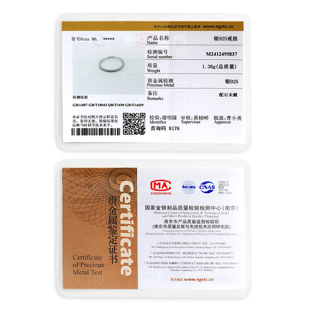 Houtros Moissanite Diamond Stackable Ring – 925 Sterling Silver 18K Gold Half Eternity Band for Women