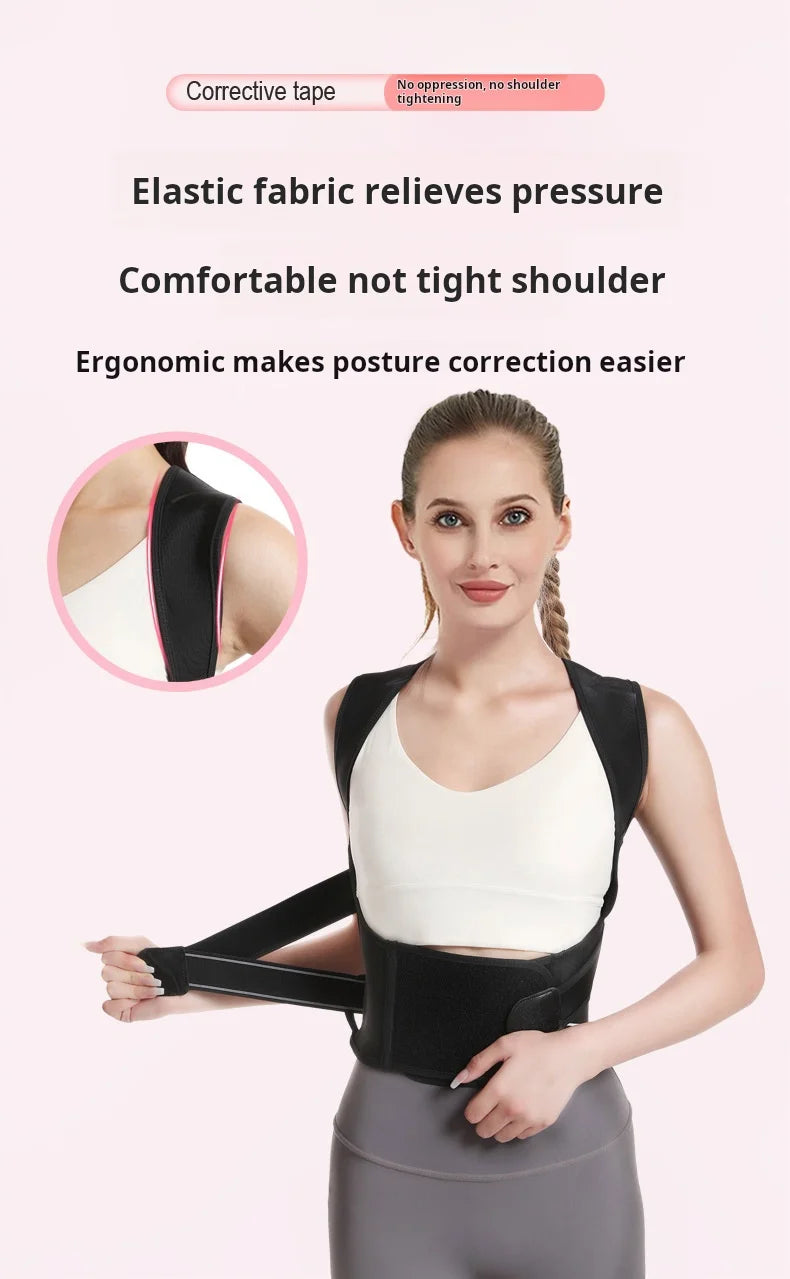 Adjustable Shoulder & Back Posture Corrector for Adults