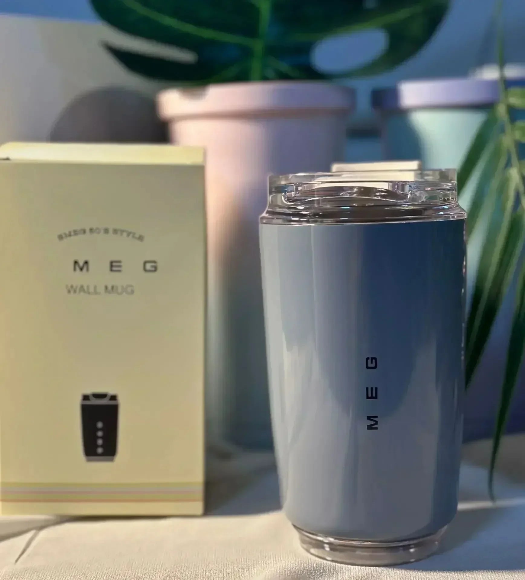 320ML Tumbler Thermos Cup Milky White Coffee Mug Car Insulated Water Bottle Travel Stainless Steel Vacuum Flasks Drinking Kettle