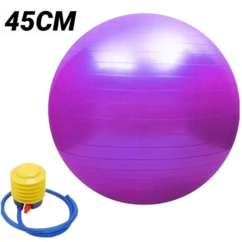 Explosion-Proof Yoga Pilates Exercise Ball – 45CM-95CM Fitness Gym Ball