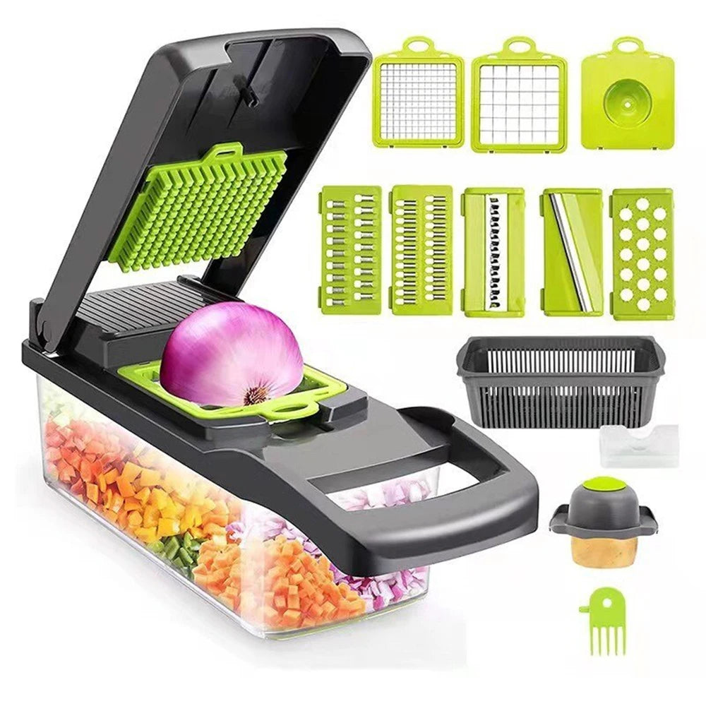 12/16-Piece Multifunctional Vegetable & Fruit Slicer Set