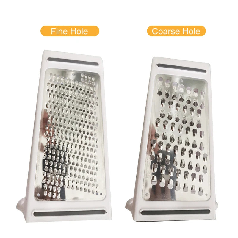 Double-Sided Cheese & Vegetable Grater with Container