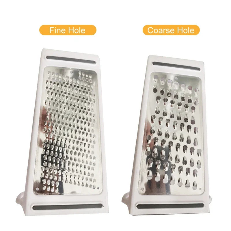 Double-Sided Cheese & Vegetable Grater with Container