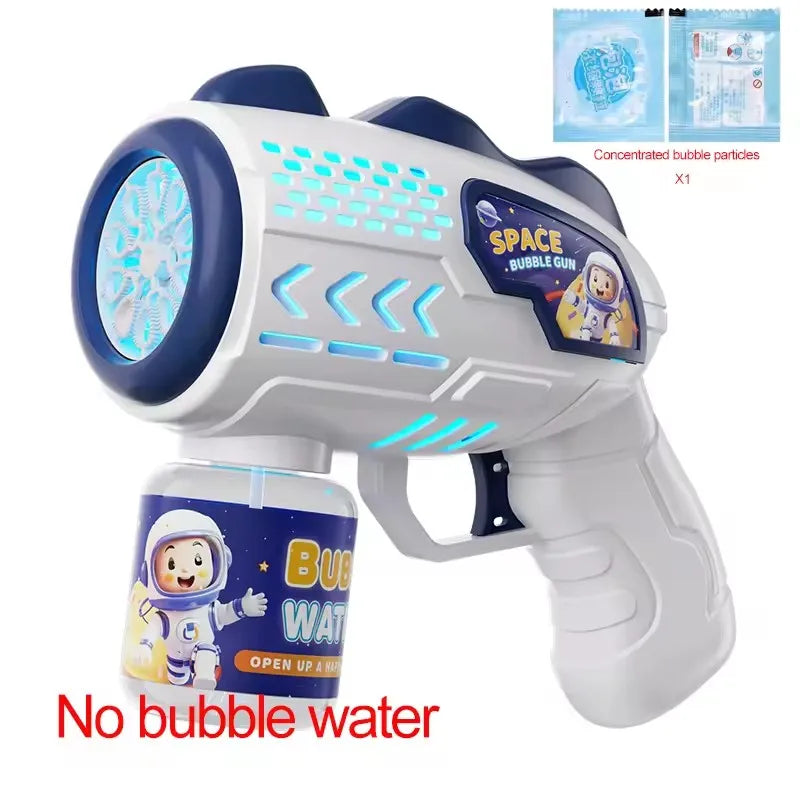 Rocket Bubble Gun – Fully Automatic Bubble Machine for Kids Outdoor Fun