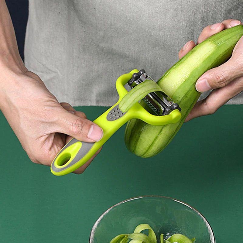 3-in-1 Rotary Peeler Vegetable Fruit Slicer & Grater