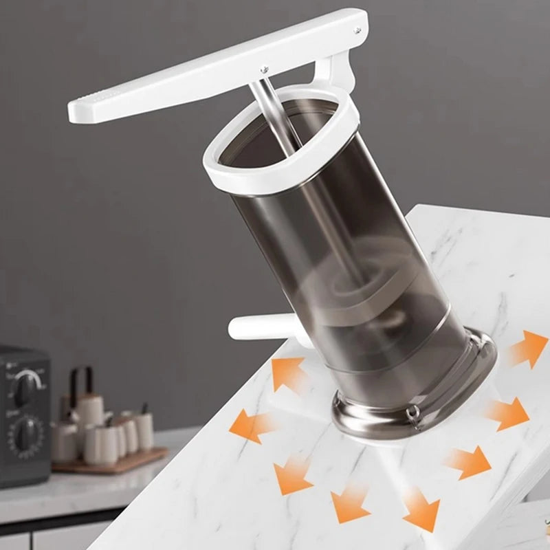 Manual Sausage Maker with 4 Stuffing Pipes – Heavy-Duty Meat Stuffer