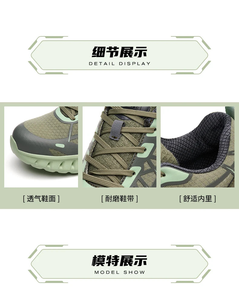 Pink Women’s Steel Toe Work Sneakers – Lightweight Safety Shoes Anti-Smash & Anti-Puncture