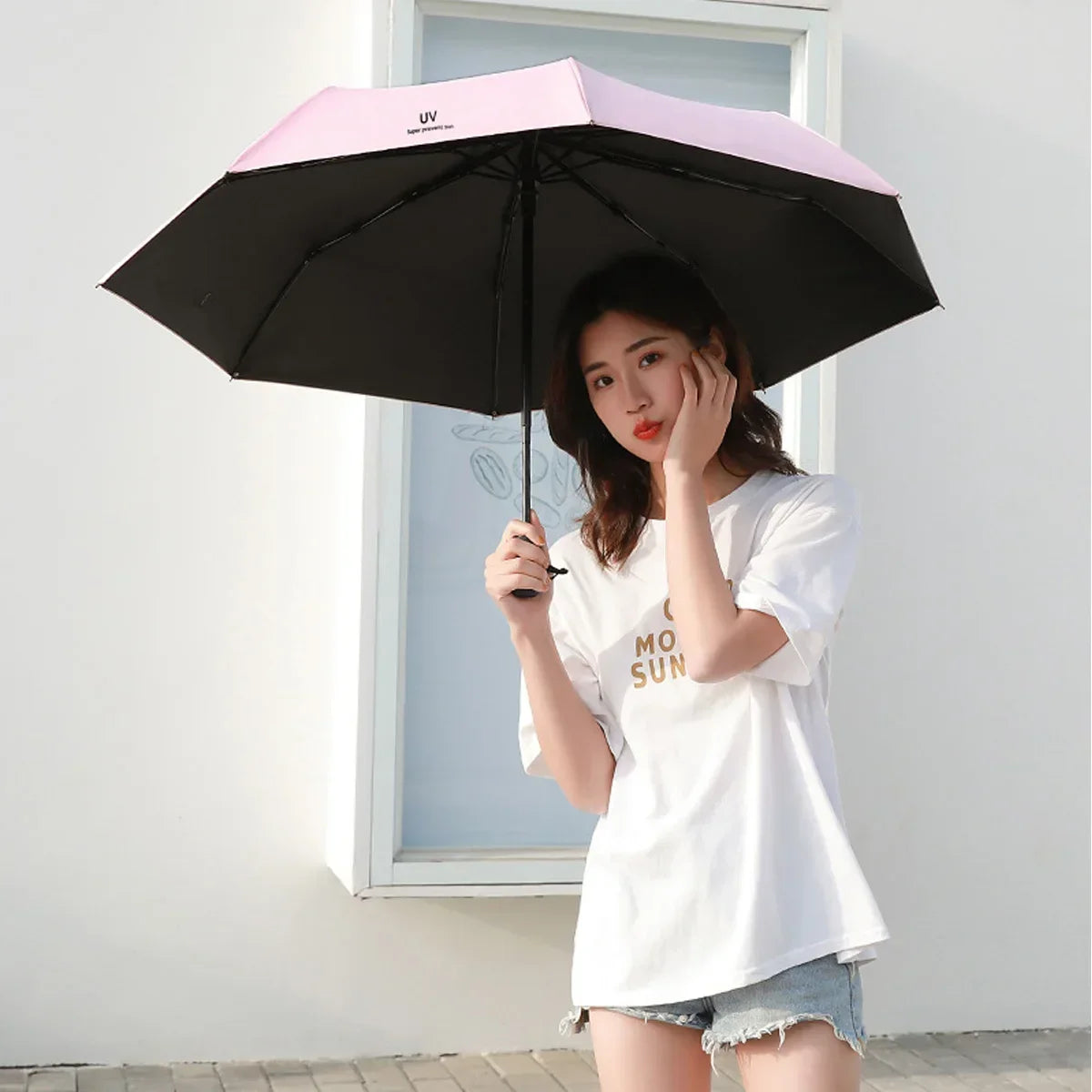 Fully Automatic Travel & Camping Sunscreen Umbrella – Women’s Sun & Rain Umbrella