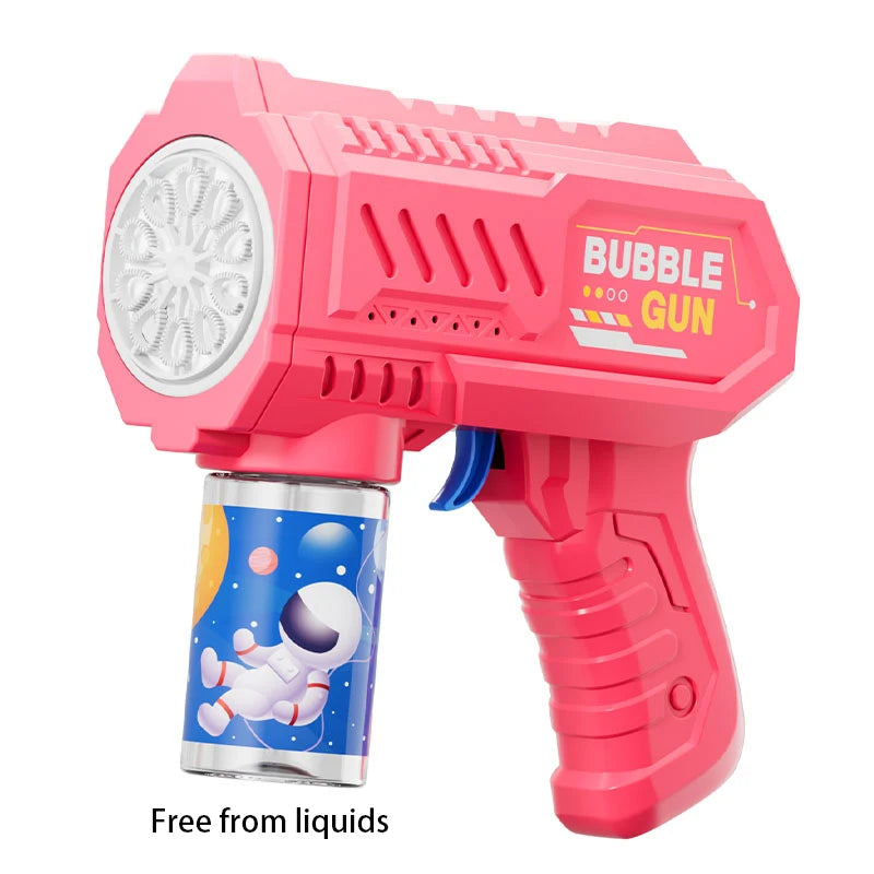 Astronaut Bubble Gun Toy – Fully Automatic Bubble Machine for Kids