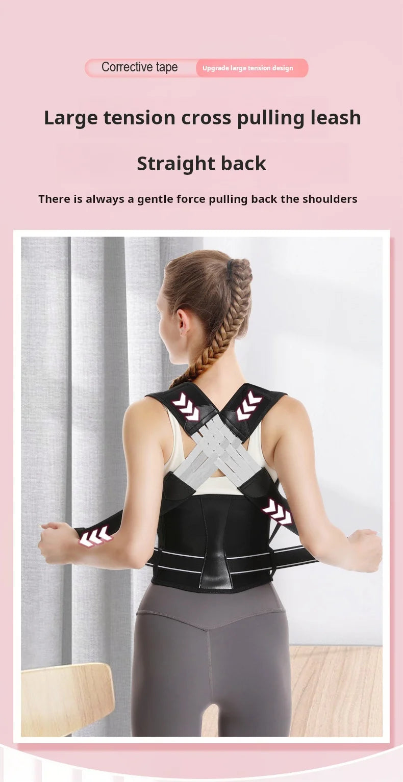 Adjustable Shoulder & Back Posture Corrector for Adults