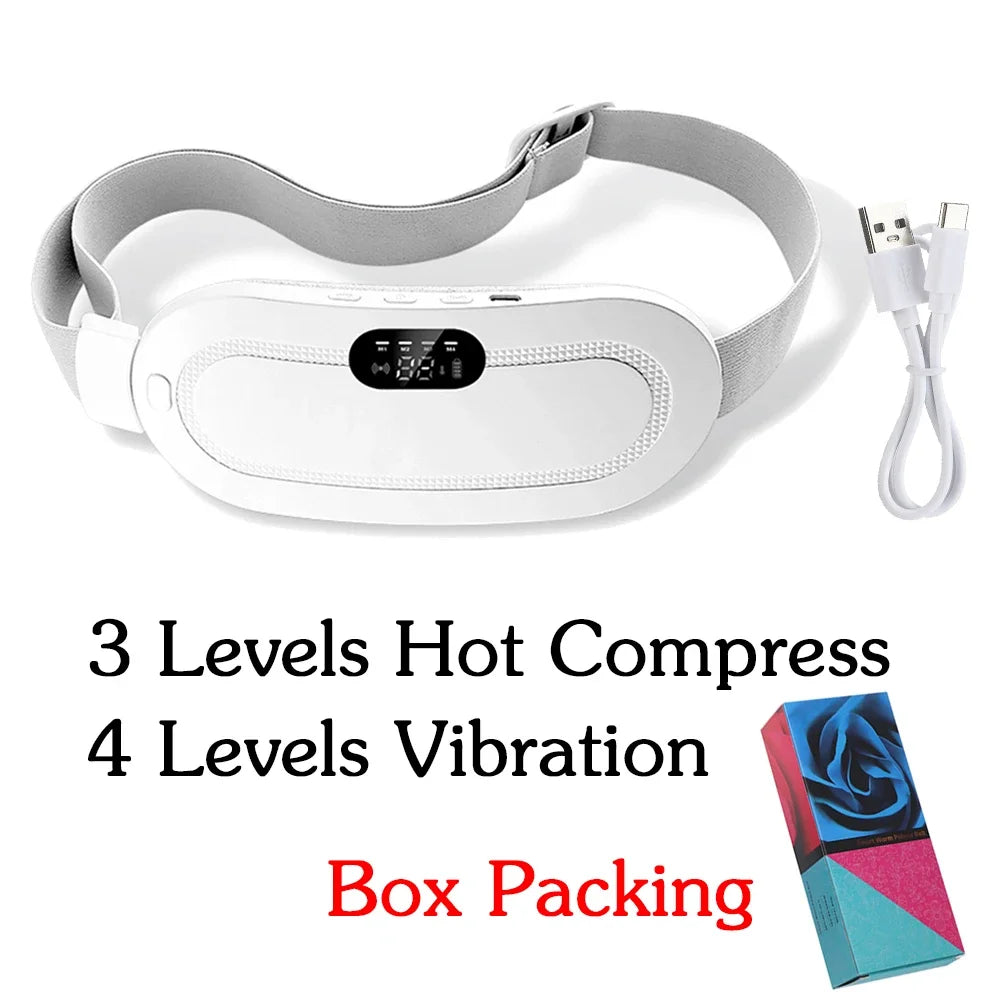 Rechargeable Heated Menstrual Waist Massager for Women