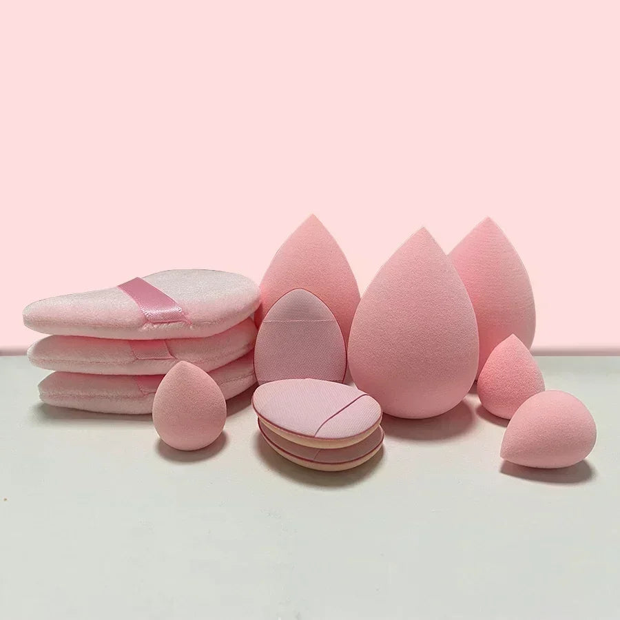 12/14Pcs Makeup Sponge Set – Beauty Blender Puffs for Foundation, Powder & Concealer, Soft Cosmetic Sponges